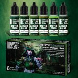 グリーンスタッフワールド[GSWC-10115]グリーン系塗料6本セット