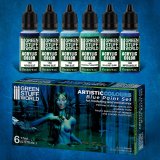 グリーンスタッフワールド[GSWC-10116]ブルー系塗料6本セット