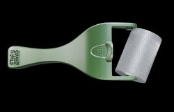 画像3: グリーンスタッフワールド[GSW-10483]ハンドル付ローリングピン 丸石の舗石スモール[1/64〜1/48]