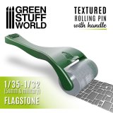グリーンスタッフワールド[GSW-10493]ハンドル付ローリングピン 砂岩敷石[1/35〜1/32]
