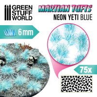 グリーンスタッフワールド[GSWD-10684]SFシリーズ草むら　長さ6mmネオンイエティブルー（粘着剤付）