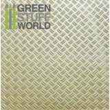 グリーンスタッフワールド[GSWD-1101]ABS Plasticard - Thread DOUBLE DIAMOND Textured Sheet - A4