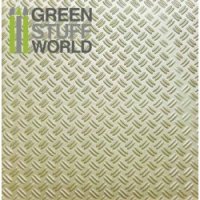 グリーンスタッフワールド[GSWD-1101]ABS Plasticard - Thread DOUBLE DIAMOND Textured Sheet - A4