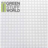 グリーンスタッフワールド[GSWD-1104]ABS Plasticard - LARGE SQUARES Textured Sheet - A4