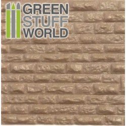 画像1: グリーンスタッフワールド[GSWD-1109]ABS Plasticard - ROUGH ROCK WALL Textured Sheet - A4