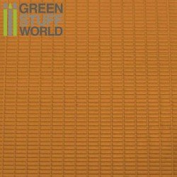 画像1: グリーンスタッフワールド[GSWD-1111]ABS Plasticard - SMALL RECTANGLES Textured Sheet - A4