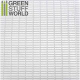 グリーンスタッフワールド[GSWD-1112]ABS Plasticard - MEDIUM RECTANGLES Textured Sheet - A4