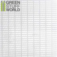グリーンスタッフワールド[GSWD-1113]ABS Plasticard - LARGE RECTANGLES Textured Sheet - A4