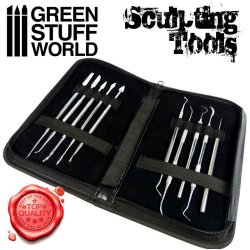 画像1: グリーンスタッフワールド[GSWD-117]10x Professional Sculpting Tools - Carvers