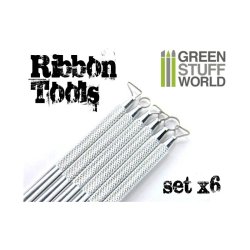 画像1: グリーンスタッフワールド[GSWD-1219]6x Mini Ribbon Sculpting Tool Set