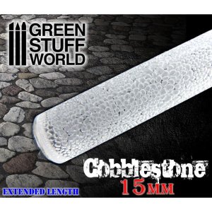 画像1: グリーンスタッフワールド[GSW-1625]ローリングピン(丸石の舗石) 15mm (1)