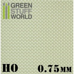 画像1: グリーンスタッフワールド[GSWD-1647]ABS Plasticard - Thread DIAMOND HO 0.75mm Textured Sheet