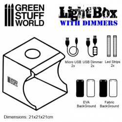 画像2: グリーンスタッフワールド[GSWD-1684]LED付ボックス撮影ブース