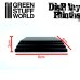 画像2: グリーンスタッフワールド[GSWD-1804]正方形デイスプレイ台座8x8 cmブラック (2)