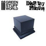 グリーンスタッフワールド[GSWD-1814]正四角柱展示台座 6x6 cm ブラック