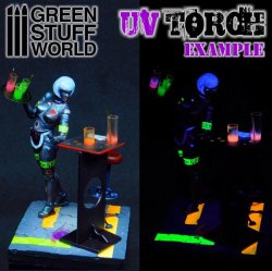 画像3: グリーンスタッフワールド[GSWD-1909]工具 LED式UV投射ライト