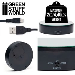 画像2: グリーンスタッフワールド[GSWD-2046]ターンテーブル　電動回転台