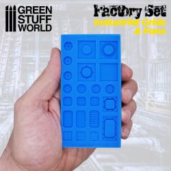 画像2: グリーンスタッフワールド[GSWD-2093]シリコン型 ダクト&ファンセット