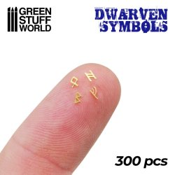 画像2: グリーンスタッフワールド[GSWD-2175]真ちゅう製ドワーフ文字セット