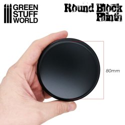 画像2: グリーンスタッフワールド[GSWD-2210]円形デイスプレイ台座 直径8ｃｍ ブラック