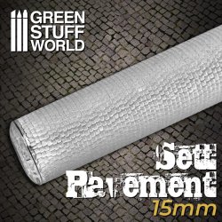 画像1: グリーンスタッフワールド[GSW-2410]ローリングピン 敷石舗装15mm