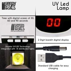 画像3: グリーンスタッフワールド[GSWD-2384]UV硬化用LEDランプ