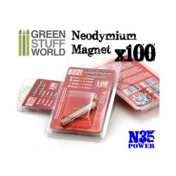 画像3: グリーンスタッフワールド[GSWD-9061]ネオジム磁石 3x1mm - 100 個入 (N35)