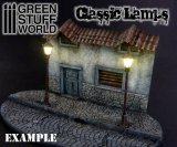 グリーンスタッフワールド[GSWD-9269]1/72(28mm)-1/32(54mm) クラシックな街路灯 LEDライト(10個入)