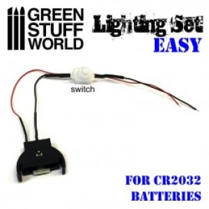 画像1: グリーンスタッフワールド[GSWD-1573]ミニLED照明セット(CR2032電池用) (1)