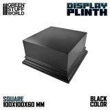 グリーンスタッフワールド[GSWD-2707]正四角柱展示台座 10x10 cm ブラック