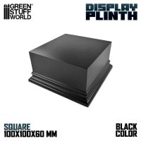 グリーンスタッフワールド[GSWD-2707]正四角柱展示台座 10x10 cm ブラック