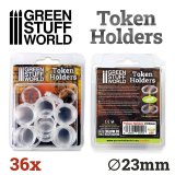 グリーンスタッフワールド[GSWD-10592]アクリル製トークンホルダー(23mm径)36個セット