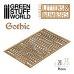 画像1: グリーンスタッフワールド[GSWD-10630]ジオラマ素材 数字セット 6mmサイズ　ゴシック様式（ボール紙） (1)