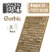 画像2: グリーンスタッフワールド[GSWD-10630]ジオラマ素材 数字セット 6mmサイズ　ゴシック様式（ボール紙） (2)