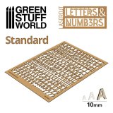 グリーンスタッフワールド[GSWD-10634]ジオラマ素材 数字セット 10mmサイズ（ボール紙）