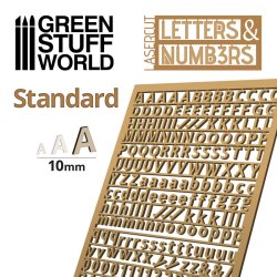 画像2: グリーンスタッフワールド[GSWD-10634]ジオラマ素材 数字セット 10mmサイズ（ボール紙）