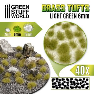 画像1: グリーンスタッフワールド[GSWD-10662]草むら 長さ6mm ライトグリーン(粘着剤付) (1)