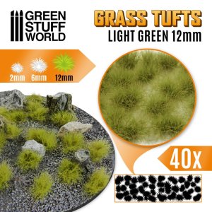 画像1: グリーンスタッフワールド[GSWD-10666]草むら 長さ12mm ライトグリーン(粘着剤付) (1)