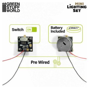 画像1: グリーンスタッフワールド[GSWD-2847]ミニLED照明セット(CR927電池用) (1)