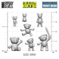画像2: グリーンスタッフワールド[GSWD-2926]ジオラマアクセサリー テディベアぬいぐるみセット