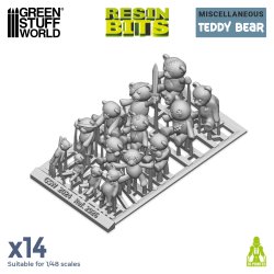 画像3: グリーンスタッフワールド[GSWD-2926]ジオラマアクセサリー テディベアぬいぐるみセット