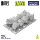 グリーンスタッフワールド[GSWD-3059]レジン製ゴミ袋 1/48–1/35