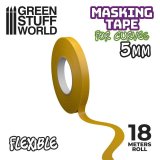 グリーンスタッフワールド[GSWD-3064]フレキシブルマスキングテープ - 5mm