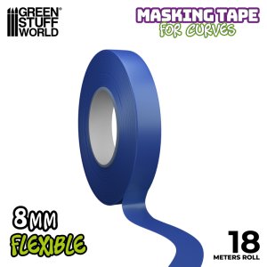 画像1: グリーンスタッフワールド[GSWD-3065]フレキシブルマスキングテープ - 8mm (1)