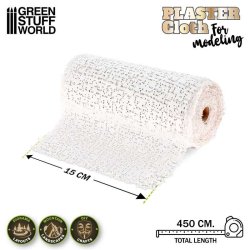 画像1: グリーンスタッフワールド[GSWD-3115]情景素材 モデリング用プラスタークロス(石膏布)