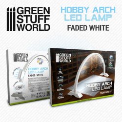 画像4: グリーンスタッフワールド[GSWD-11061]アーチ型LEDデスクライトセット  ボディカラー：フェードホワイト