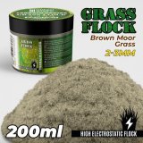 グリーンスタッフワールド[GSWD-11138]スタティックグラス2〜3mm 茶褐色の枯平原(200ml)