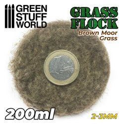 画像2: グリーンスタッフワールド[GSWD-11138]スタティックグラス2〜3mm 茶褐色の枯平原(200ml)