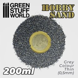 画像2: グリーンスタッフワールド[GSWD-11181]ホビーサンド ダークグレー 細目(200ml)