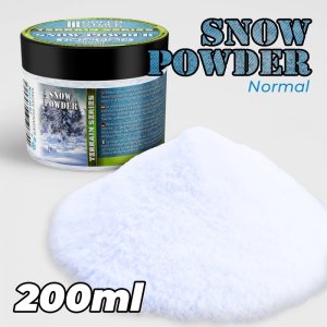 画像1: グリーンスタッフワールド[GSWD-11189]ジオラマ素材 リアルスノーパウダー 新雪用(200ml) (1)